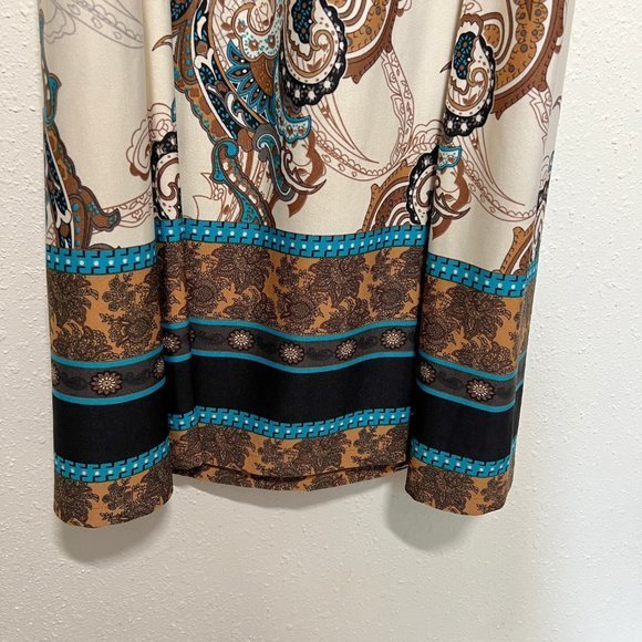 NWT Paisley Print Maxi Dress - Picture 3 of 10